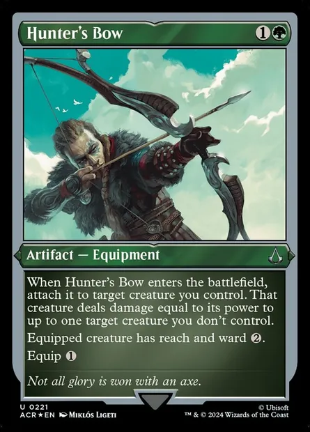 Hunter's Bow, Magic card ACR 221 — Assassin's Creed set