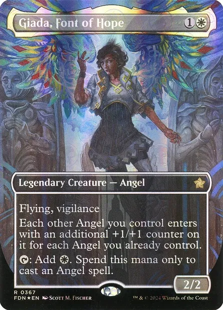 Giada, Font of Hope, Magic card FDN 367 — Foundations set
