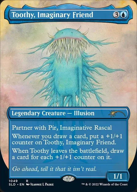 Toothy, Imaginary Friend, Magic card SLD 1049 — Secret Lair Drop set