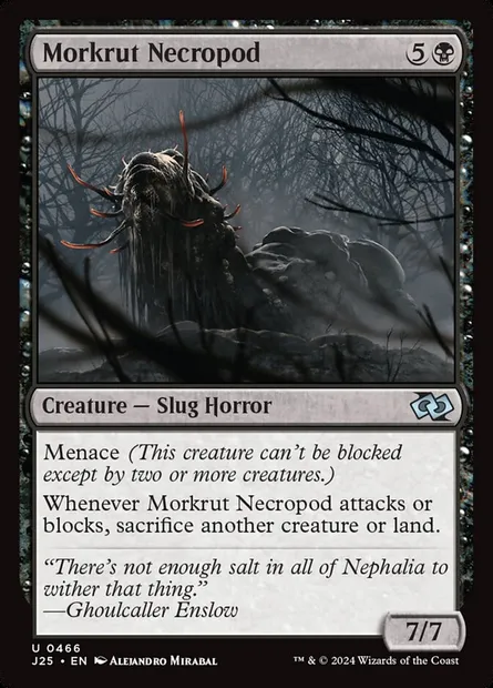 Morkrut Necropod, Magic card J25 466 — Foundations Jumpstart set