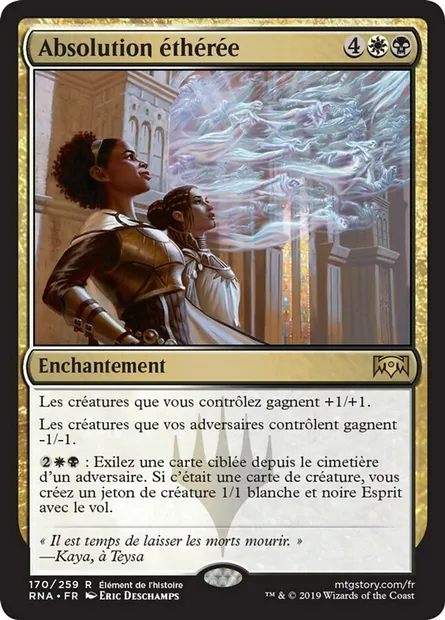 Absolution éthérée, carte Magic RNA 170 — extension L'allégeance de Ravnica