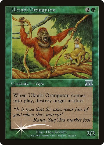Uktabi Orangutan, Magic card PAL00 3 — Arena League 2000 set