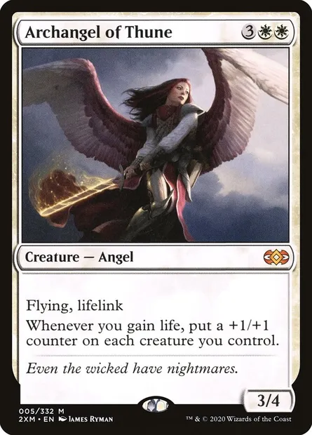 Archangel of Thune, Magic card 2XM 5 — Double Masters set