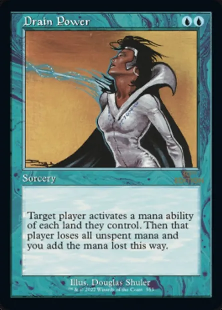 Drain Power, Magic card 30A 353 — 30th Anniversary Edition set