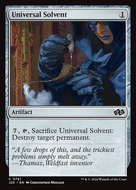 Universal Solvent, Magic card J25 761 — Foundations Jumpstart set