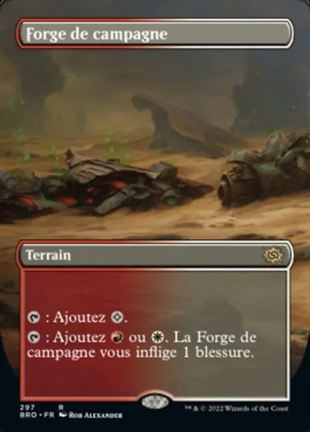 Forge de campagne, carte Magic BRO 297 — extension La Guerre Fratricide