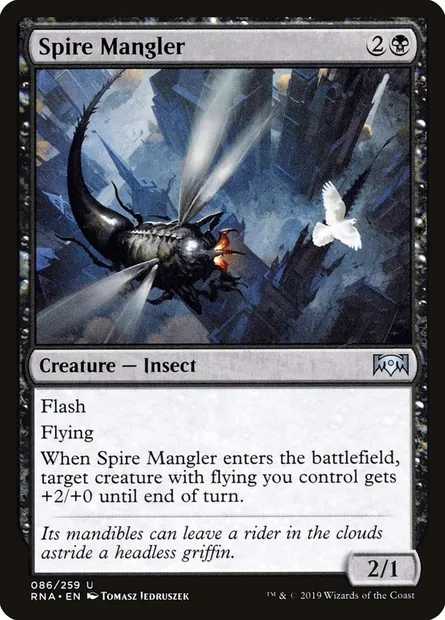 Spire Mangler, Magic card RNA 86 — Ravnica Allegiance set