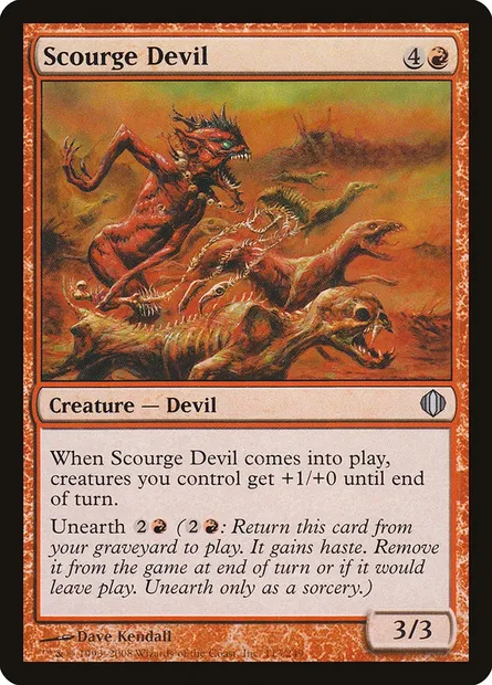 Scourge Devil, Magic card ALA 113 — Shards of Alara set