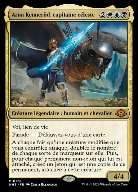 Arna Kennerüd, capitaine céleste, carte Magic MH3 178 — extension Modern Horizons 3