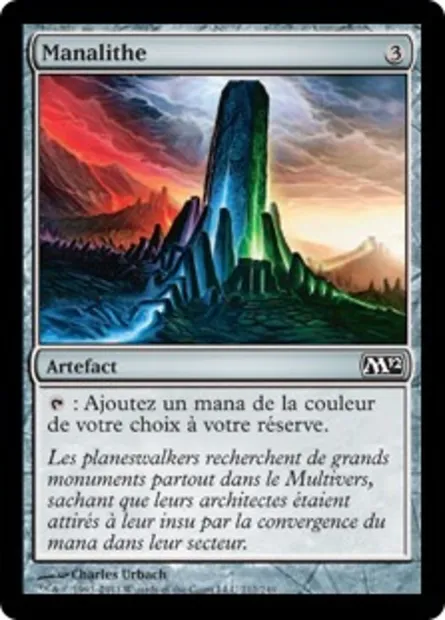 Manalithe, carte Magic M12 212 — extension Magic 2012