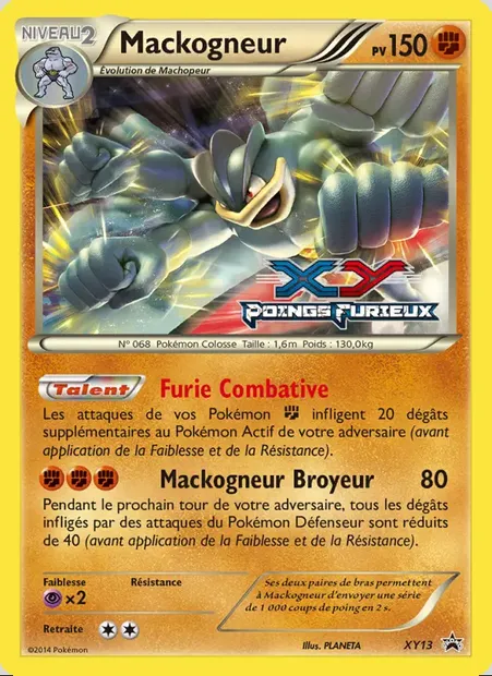 Mackogneur, carte Pokémon XY 13 — extension Promo XY