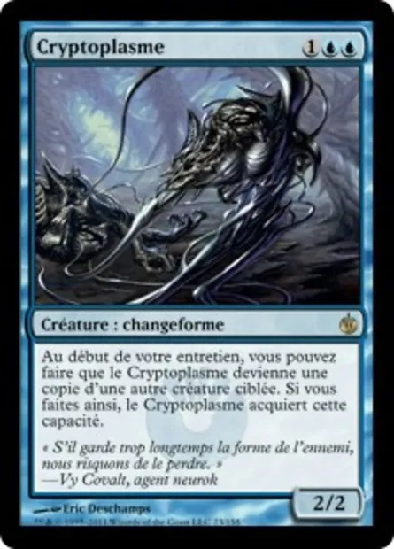 Cryptoplasme, carte Magic MBS 23 — extension Mirrodin assiégé
