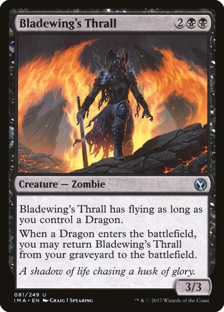 Bladewing's Thrall, Magic card IMA 81 — Iconic Masters set