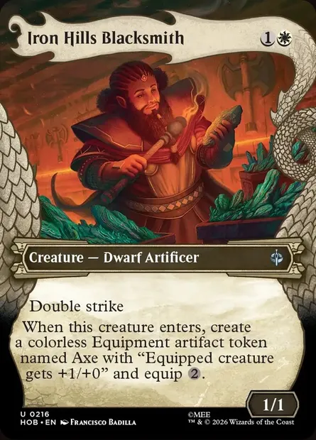 Iron Hills Blacksmith, Magic card HOB 216 — The Hobbit set