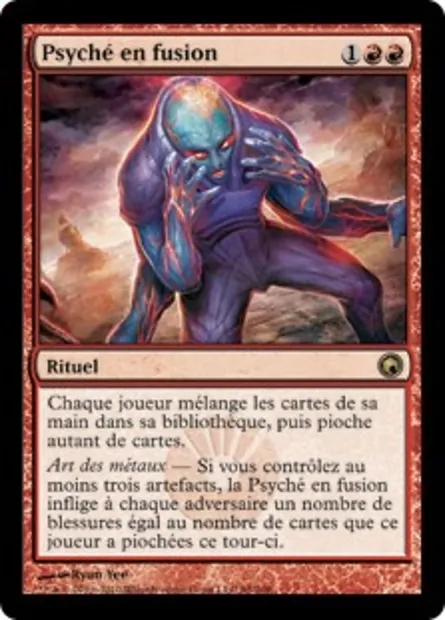 Psyché en fusion, carte Magic SOM 98 — extension Cicatrices de Mirrodin