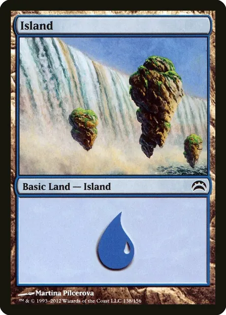 Island, Magic card PC2 138 — Planechase 2012 set