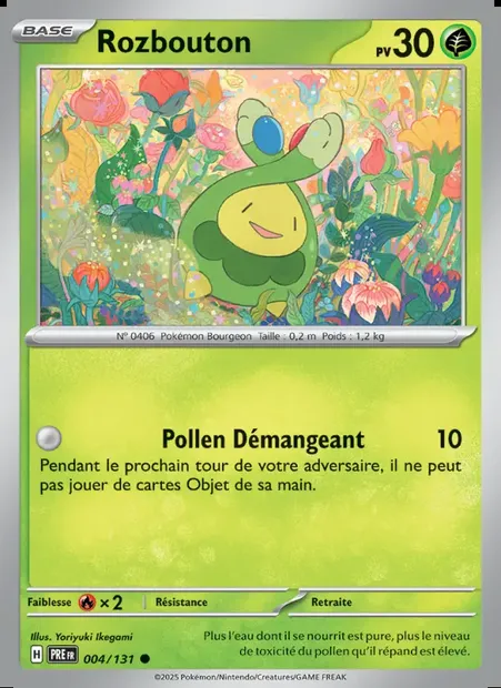 Rozbouton, carte Pokémon PRE 004 — extension Évolutions Prismatiques
