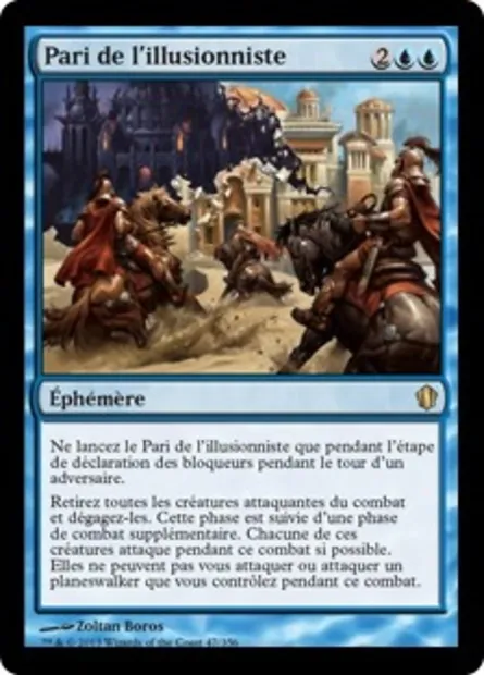 Pari de l'illusionniste, carte Magic C13 47 — extension Commander 2013