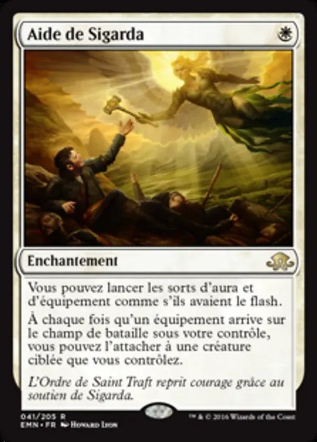 Aide de Sigarda, carte Magic EMN 41 — extension La lune hermétique