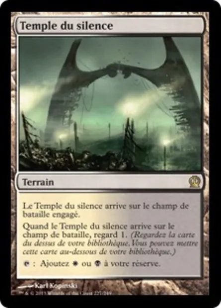 Temple du silence, carte Magic THS 227 — extension Theros