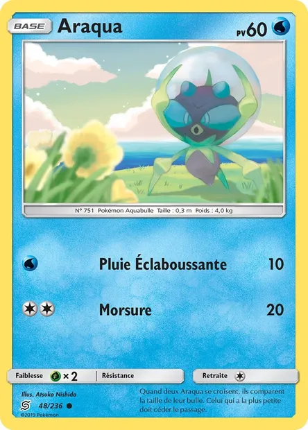Araqua, carte Pokémon UNM 48 — extension Harmonie des Esprits