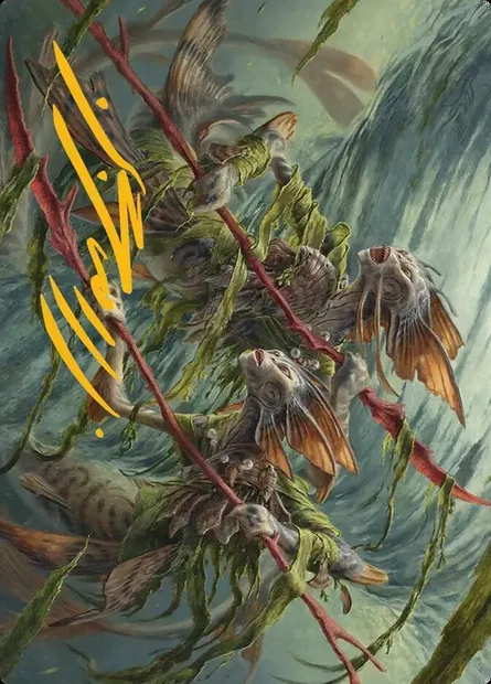 Champions of the Shoal // Champions of the Shoal, Magic card AECL 6 — Lorwyn Eclipsed Art Series set