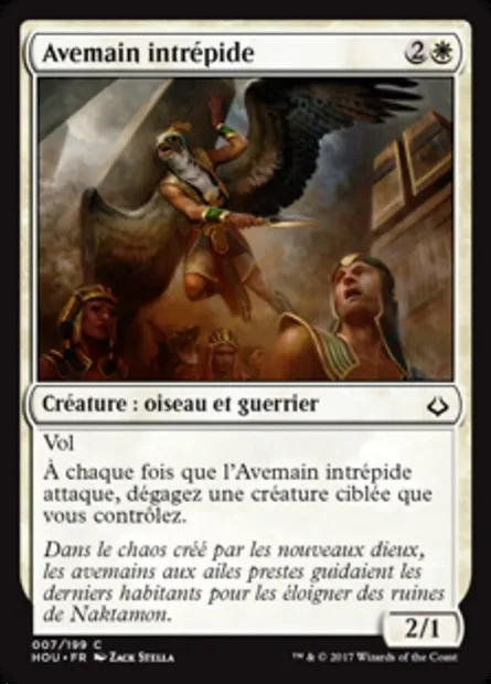 Avemain intrépide, carte Magic HOU 7 — extension L’âge de la destruction