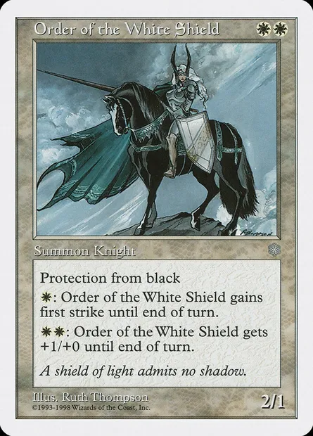 Order of the White Shield, Magic card ATH 9 — Anthologies set