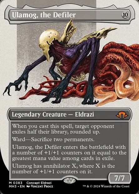Ulamog, the Defiler, Magic card MH3 383 — Modern Horizons 3 set