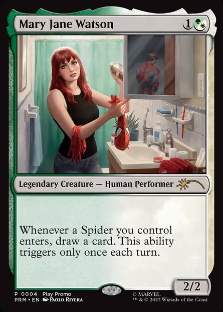 Mary Jane Watson, Magic card PW25 11 — Wizards Play Network 2025 set