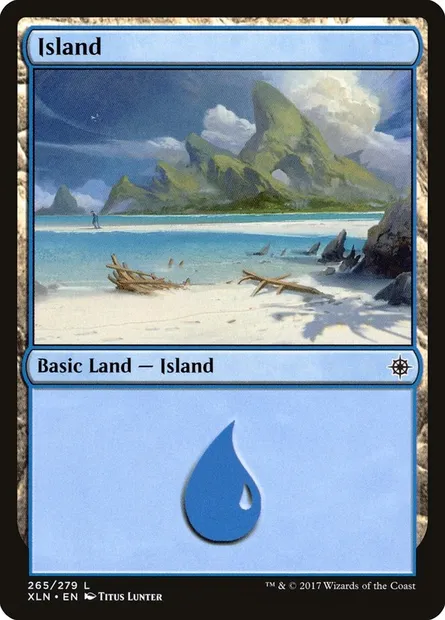 Island, Magic card XLN 265 — Ixalan set
