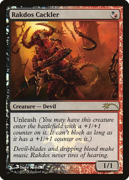 Rakdos Cackler, Magic card F13 7 — Friday Night Magic 2013 set