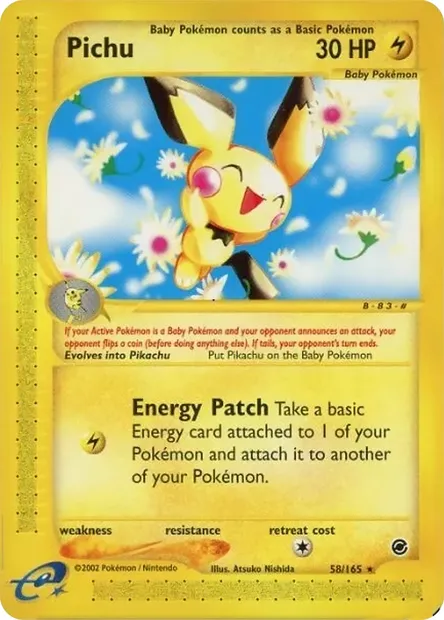 Pichu, Pokémon card PR 058-4 — Assorted Promos set