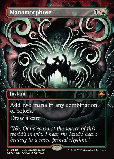 Manamorphose, Magic card SPG 142 — Special Guests set