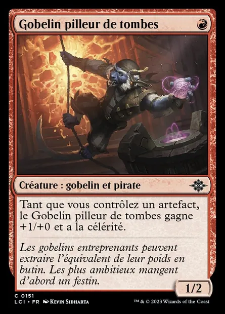Gobelin pilleur de tombes, carte Magic LCI 151 — extension The Lost Caverns of Ixalan