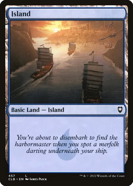 Island, Magic card CLB 457 — Commander Legends: Battle for Baldur's Gate set