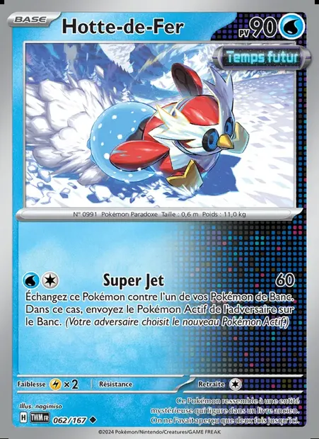 Hotte-de-Fer, carte Pokémon TWM 062 — extension Mascarade Crépusculaire