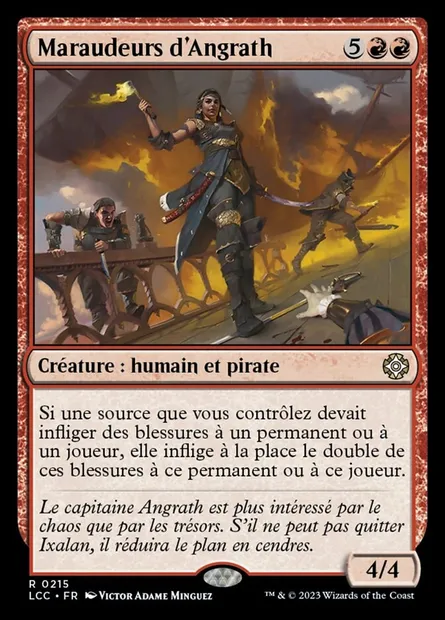 Maraudeurs d'Angrath, carte Magic LCC 215 — extension The Lost Caverns of Ixalan Commander