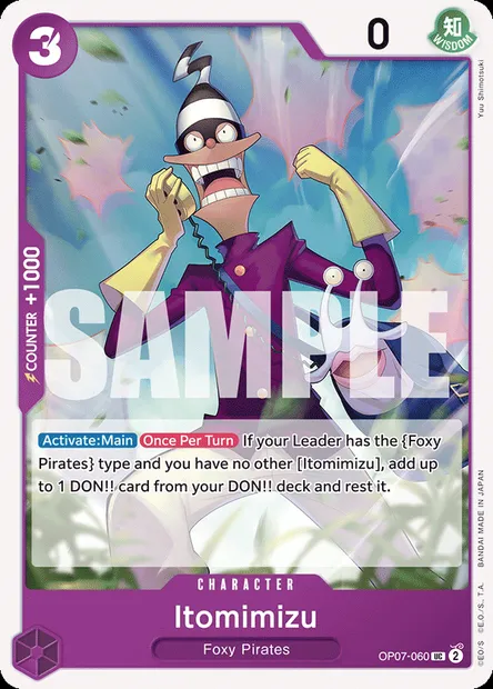 Itomimizu, One Piece card OP07-060 — 500 YEARS IN THE FUTURE set