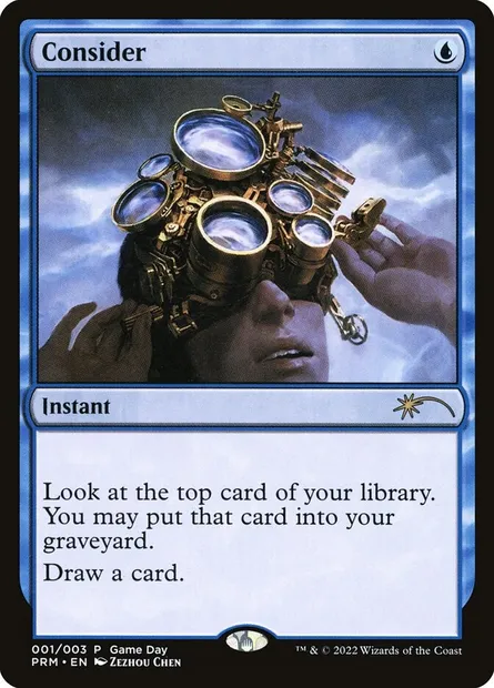 Scruter, carte Magic PW22 1 — extension Wizards Play Network 2022