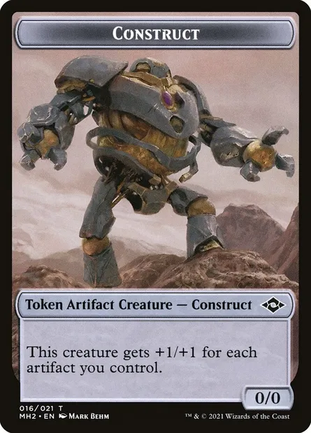 Construct, Magic card TMH2 16 — Modern Horizons 2 Tokens set