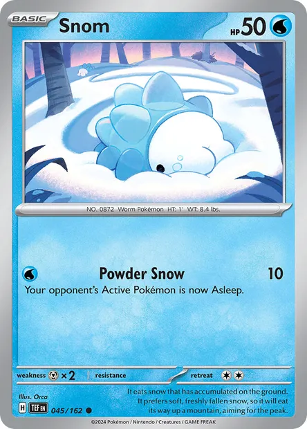 Snom, Pokémon card TEF 045 — Temporal Forces set
