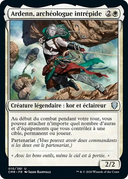 Ardenn, archéologue intrépide, carte Magic CMR 10 — extension Commander Legends