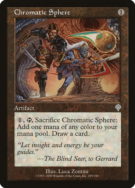 Sphère chromatique, carte Magic INV 299 — extension Invasion