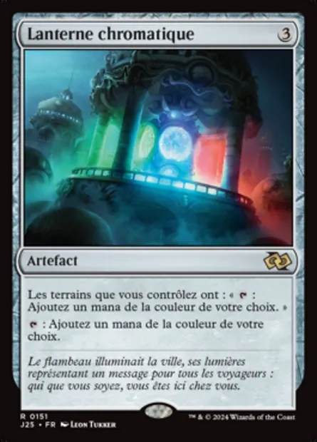 Lanterne chromatique, carte Magic J25 151 — extension Foundations Jumpstart