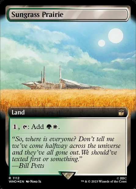 Sungrass Prairie, Magic card WHO 1112 — Doctor Who set