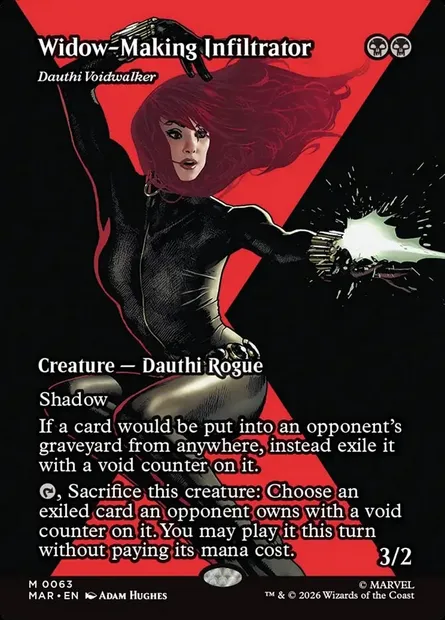 Dauthi Voidwalker, Magic card MAR 63 — Marvel Universe set