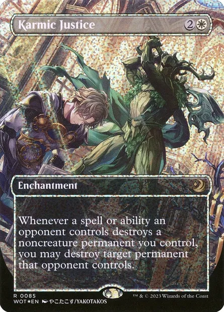 Karmic Justice, Magic card WOT 85 — Wilds of Eldraine: Enchanting Tales set