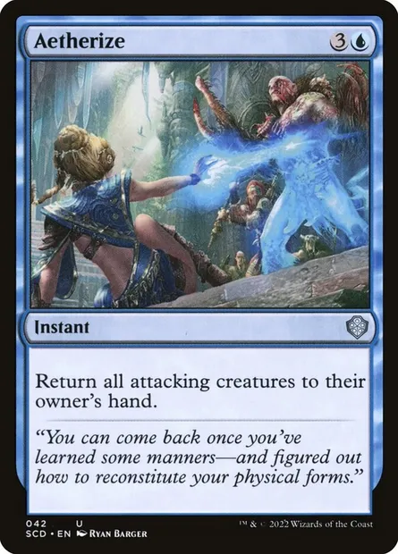 Aetherize, Magic card SCD 42 — Starter Commander Decks set