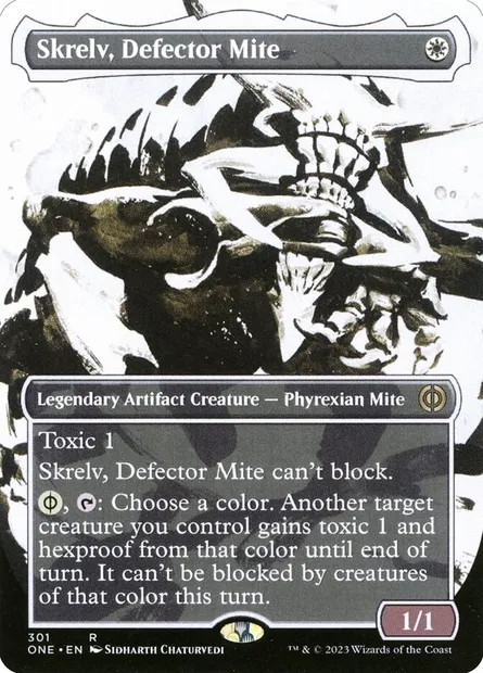 Skrelv, Defector Mite, Magic card ONE 301 — Phyrexia: All Will Be One set